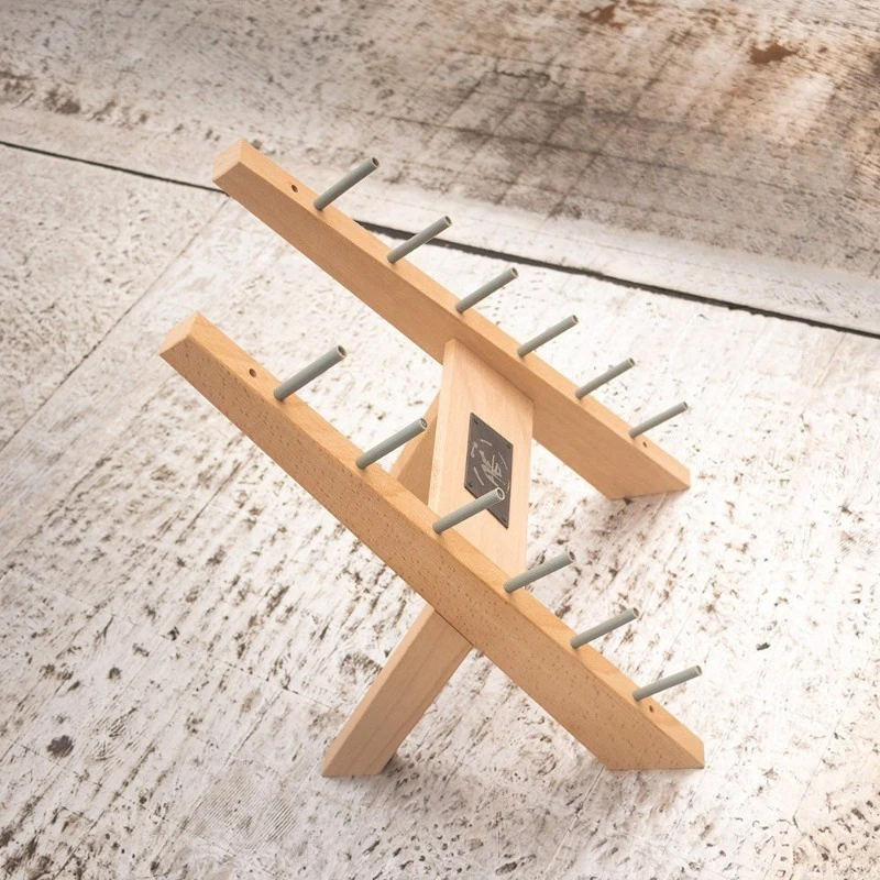 

Japanese Kitchen Knife Storage Rack, Detachable Beech Wood Holder, Eco-friendly Material, Kitchen Utensil Organizer