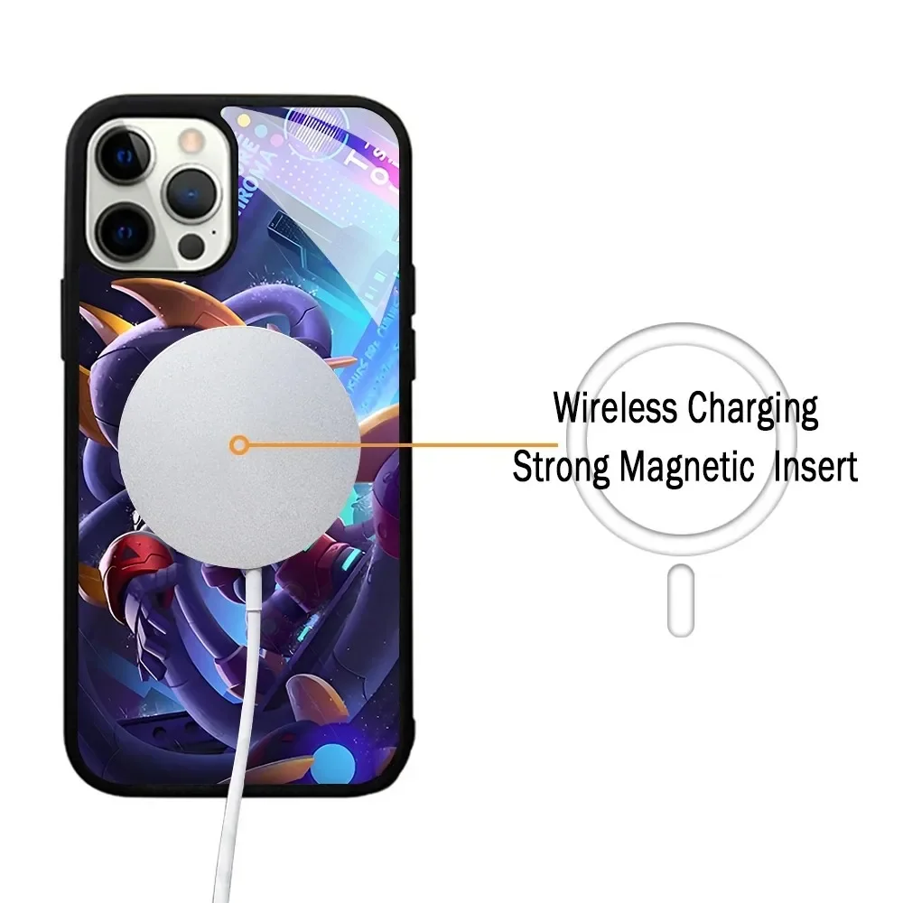 Game Stars Leon Crow Phone Case Strong Magnetic For IPhone Pro Max 11 12 Mini Alex Mirror For Magsafe Wireless Charging Cover