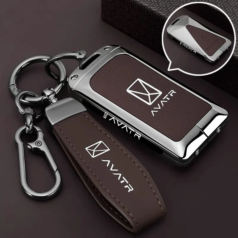 

Protective Zinc Alloy Key Cover Case for Avatr 11/12/06/07/Pro/Max (2025 Range Extender) - Key Fob Shell Keybag Keychain