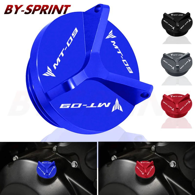 

For Yamaha MT-09 MT 09 Tracer SP FZ 09 FJ 09 2014-2020 2021 Motorcycle Accessories CNC Aluminum Engine Oil Filler Plug Cover