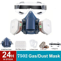 7502 26 in 1 Gas mask Spray paint chemical pesticides decorative dust silicone dust toxin full protective mask