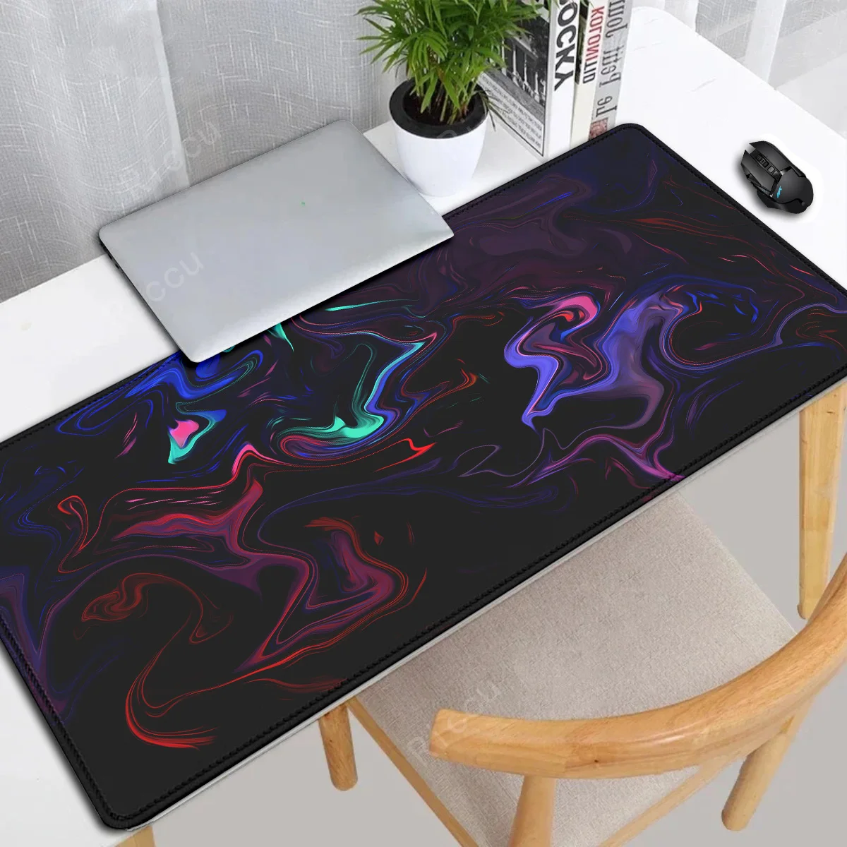 Strata Liquid Art mouse pad Computer Laptop Anime Keyboard Mouse Mat Xxl Large game mousepad Keyboard Gamers Decoracion Desk Mat