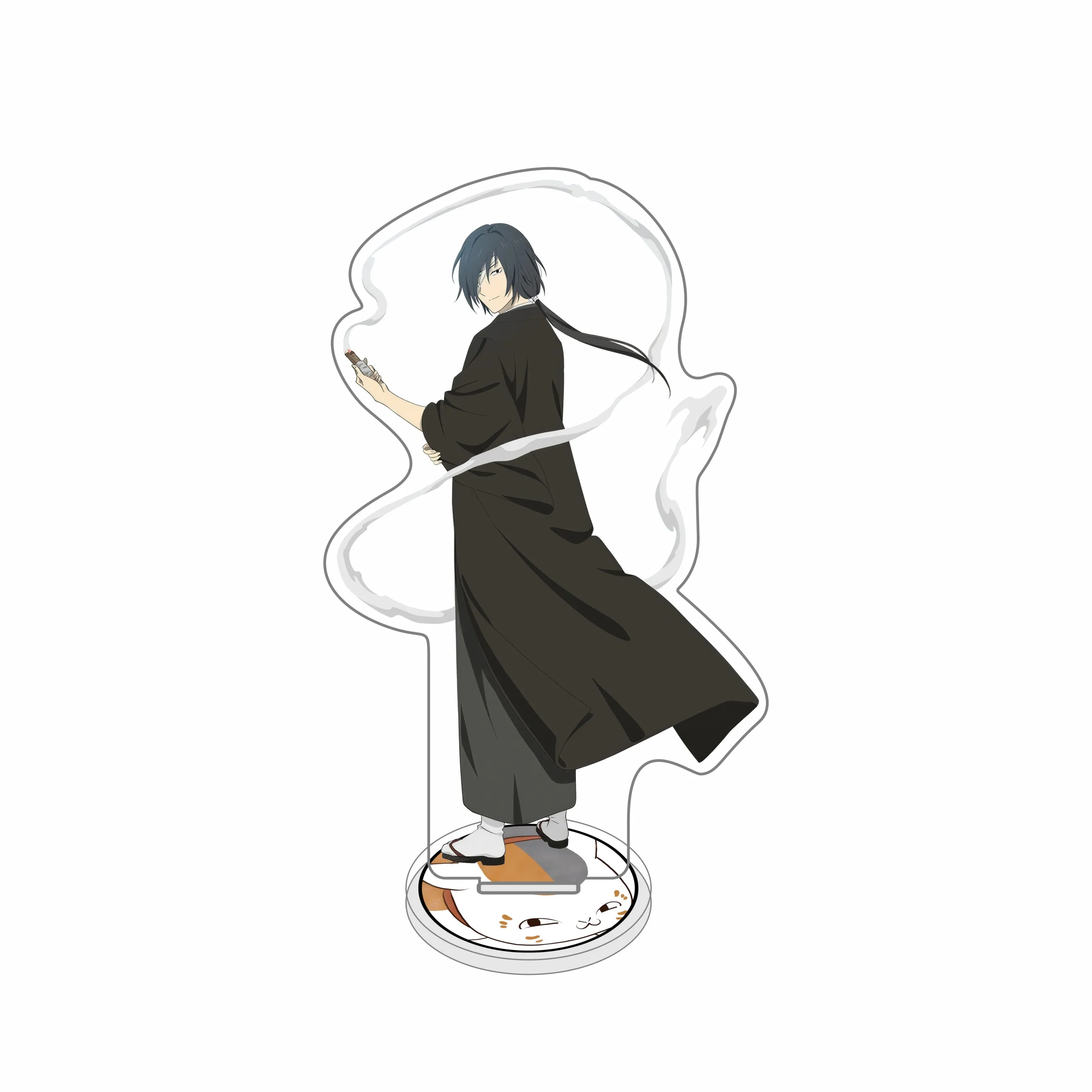 Anime Natsume Yuujinchou Takashi Natsume Madara Nyanko-sensei 15CM Double Sided Acrylic Stand Keychain Desk Decor Collect Gifts