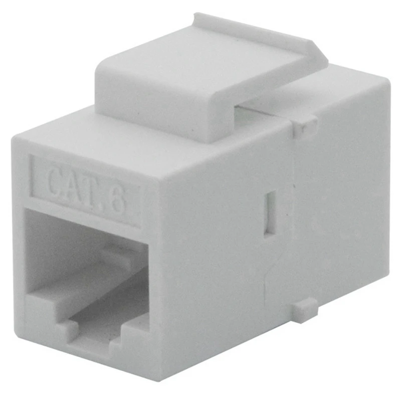 แจ็คตัวเชื่อมต่อคีย์ Cat6สายเคเบิลเน็ตเวิร์ค RJ45ตัวเมีย-20บวก1แพ็ค