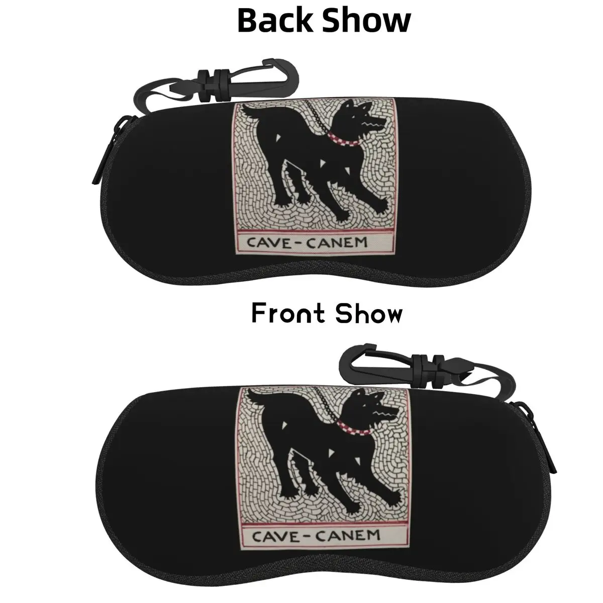 

Cave Canem Shell Glasses Case Protective Sunglasses Box Women Men Soft Eyeglass Bag Pouch