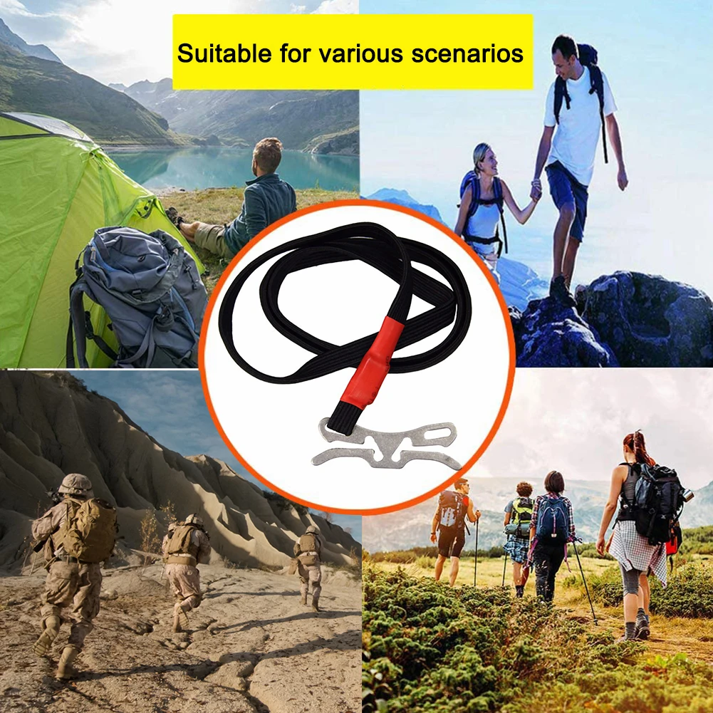 First Aid Elastic Ropes Fast Hemostasis EDC Tourniquet Tools Belt Survival Equipment Combat Application Camping Supplies