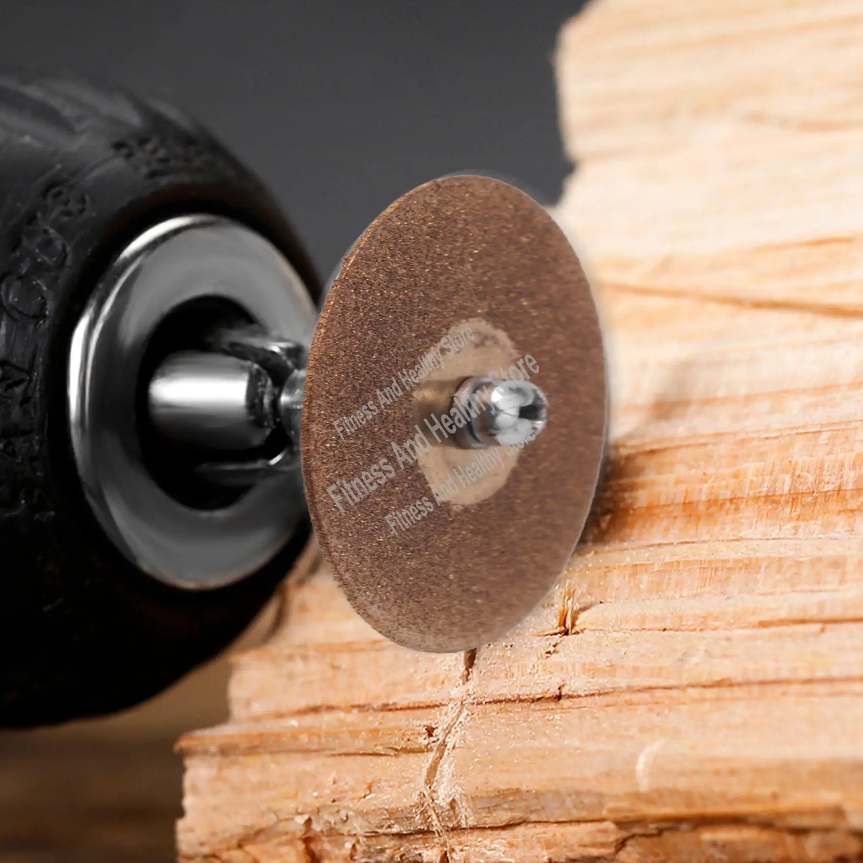 10 Pcs Diamond Cutting Wheel Cut Off Discs Coated Rotary Tools Titanium Plated Diamond Wheel WITH/Mandrel-AT35
