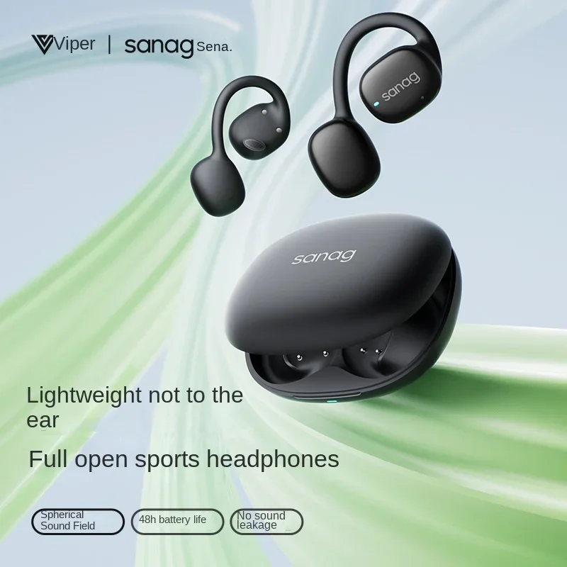 Sanag G50S Wireless Headphones Open Ear Bluetooth 5.3 Earphones Ear Hook TWS Headset IPX5 Waterproof OWS Sports Running Earbuds