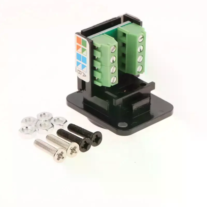 CAT5E RJ45 Network Cable Scoket Installation Module Shielded Solder-free Network Cable Extender Cat 5 Panel Connector