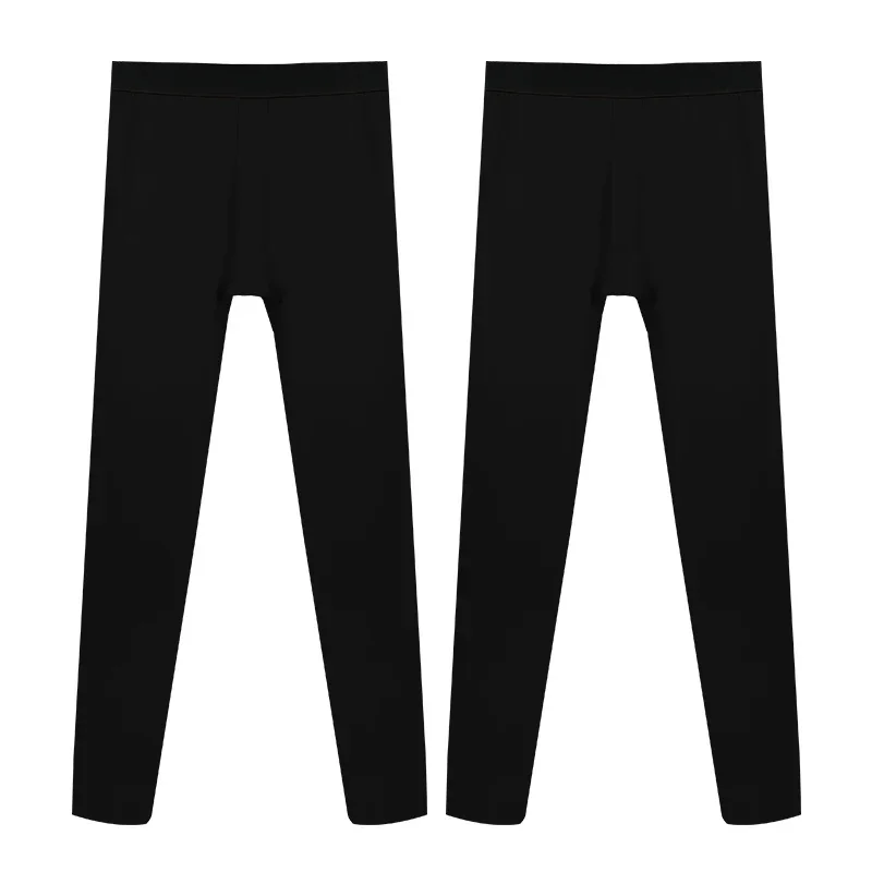 

2 Fleece and thickened thermal pants for men, cold-proof and seamless in autumn and winter, single-piece men's leggings