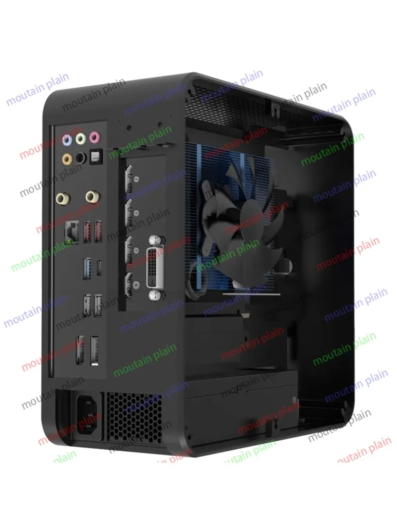 MINI Aluminum Itx Chassis Side Through 1U Small Power Supply  Only 5.8L A4 Portable Mini Host