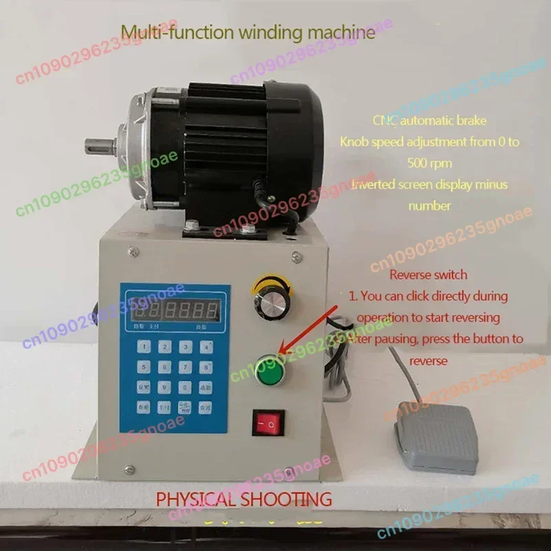 

220V 650W 800W CNC Electric Winding Machine High Torque Automatic Winding Tool with Chuck Adjustable Speed Motor Winder