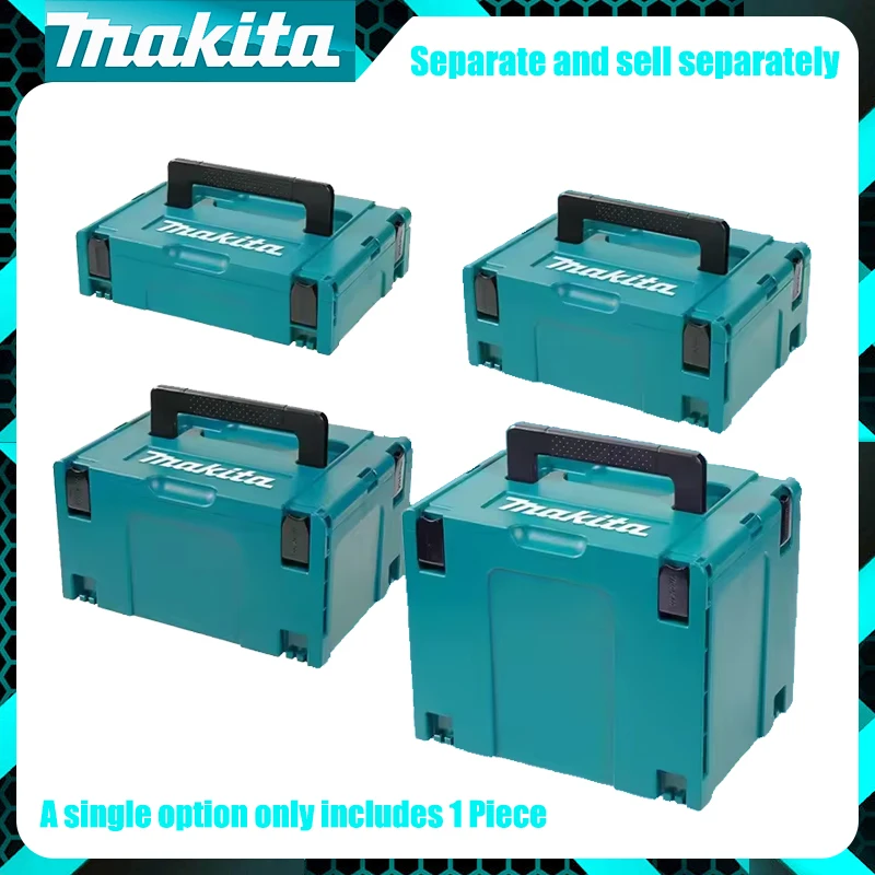 Makita MAKPAC boîtier en plastique perceuse électrique multicouche stockage d'équipement Portable multifonctionnel vendre séparément 1 pièces boîte à outils