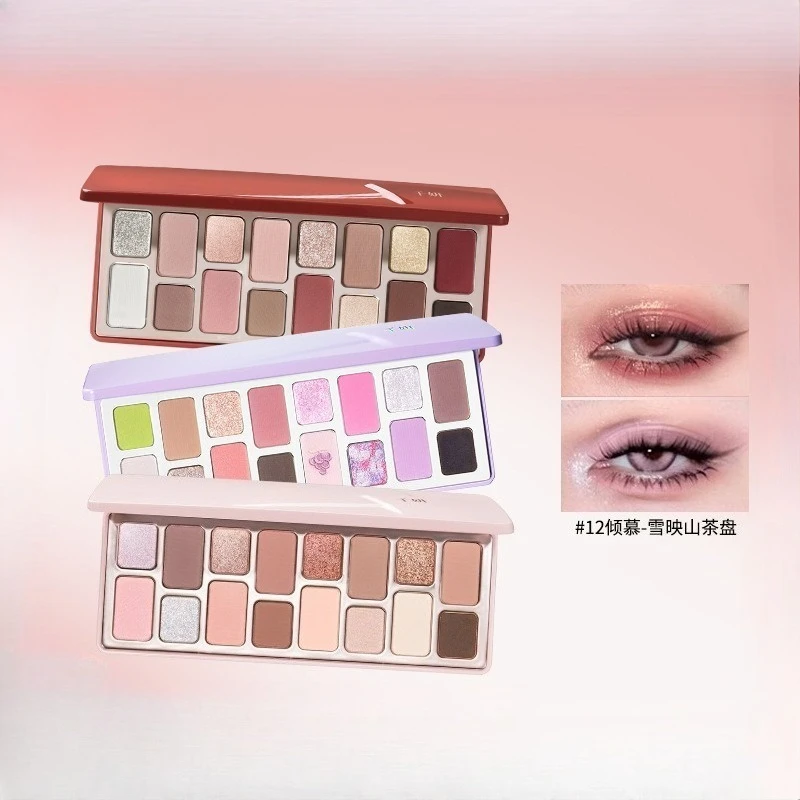 

Qianyan 16 Color Eye Shadow Palette Pink Brown Cowboy Blue Multicolor Matte Pearl Smoky Eye Makeup Palette