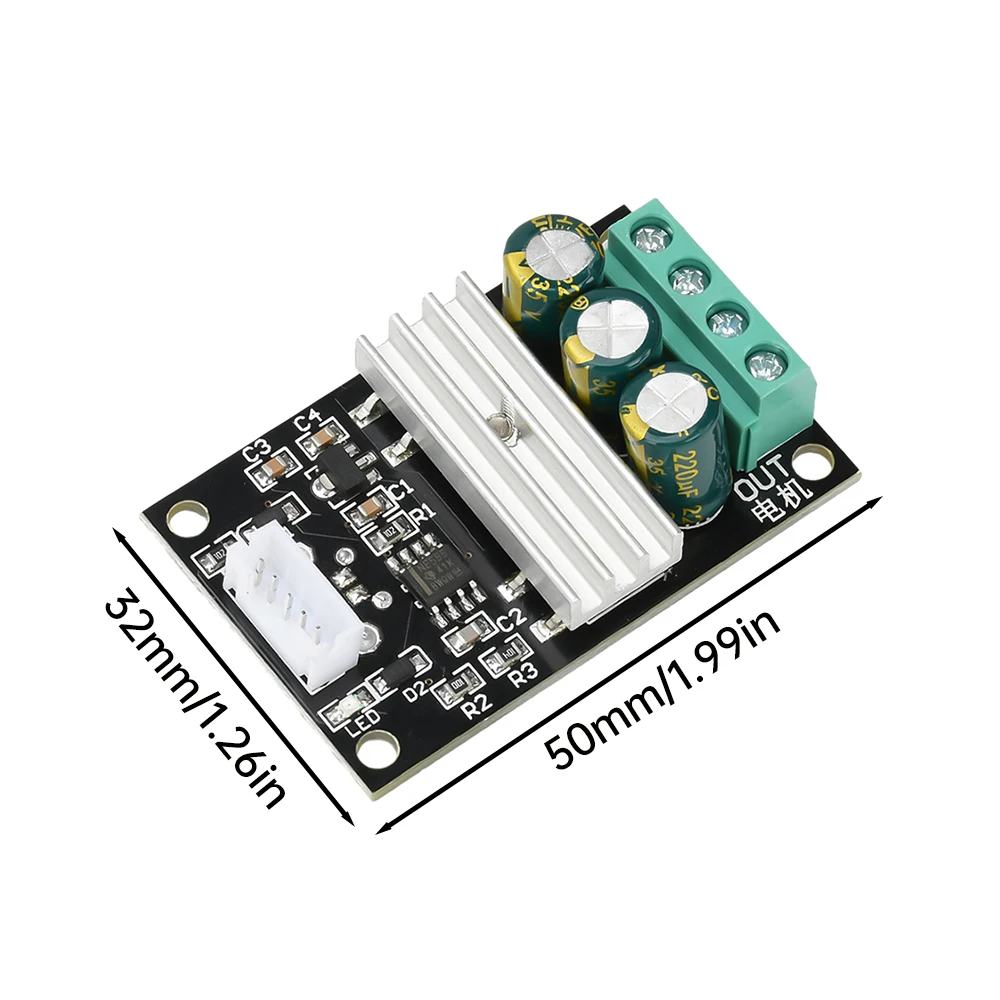 DC 6V-28V 6V 12V 24V 28V 3A 80W PWM Adjustable Reversible Motor Speed Controller Control Module Switch Extended Knob Board