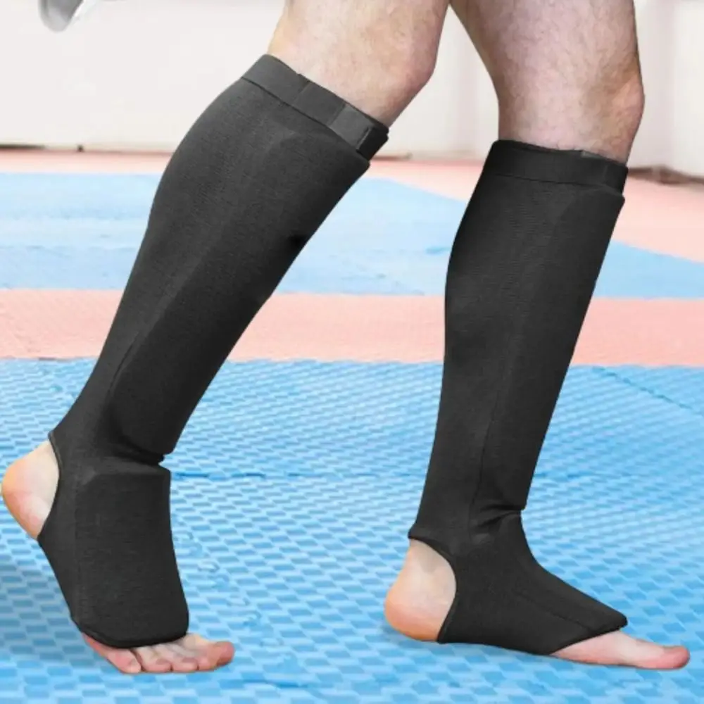 Foot Protection Boxing Shin Guards Leg Support Wear Resistant Instep Ankle Protector Non-slip Durable Kickboxing Pad Muaythai