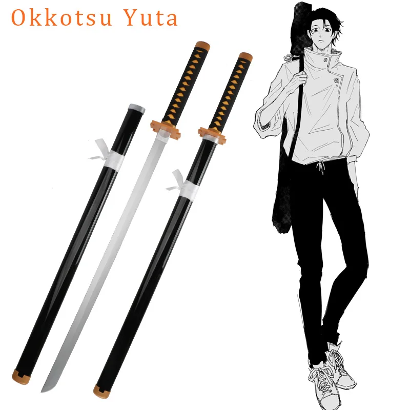 Jujutsu Kaisen Anime Katana personaggio Okkotsu Yuta Cosplay puntelli silvery Bamboo Blade Toy Sword Party Gift