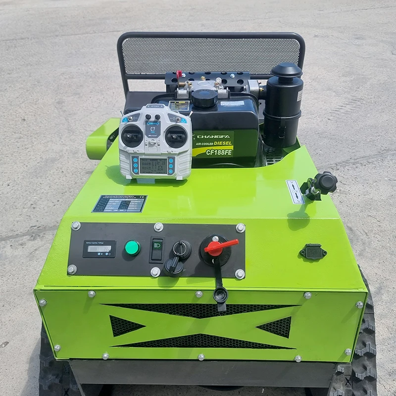 로봇식 스마트 잔디깎이 내비게이션 자주식 산업용 24V 무선 자동 잔디 트리머 173cc 엔진