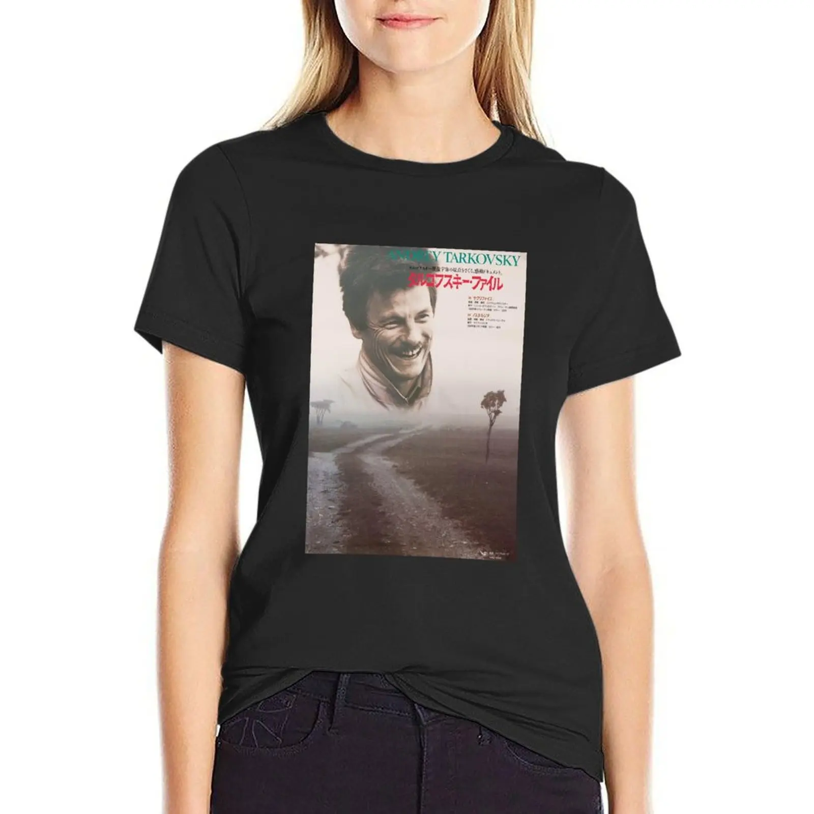 Gifts Idea Andrei Tarkovsky Poster Cute Gift T-Shirt Blouse vintage clothes Women clothing