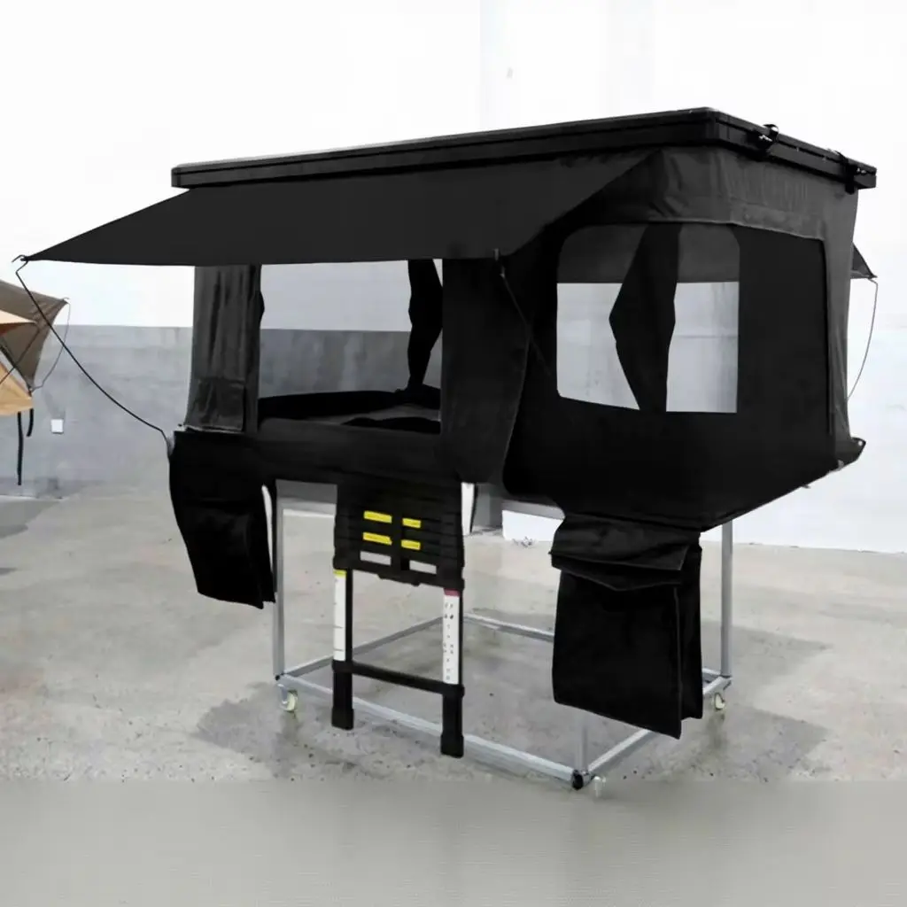 XR-Force TT-01 Outdoor Hard Shell Aluminum Roof Top Tent Four-season Single Layer Waterproof Oxford 2 Person Equipment