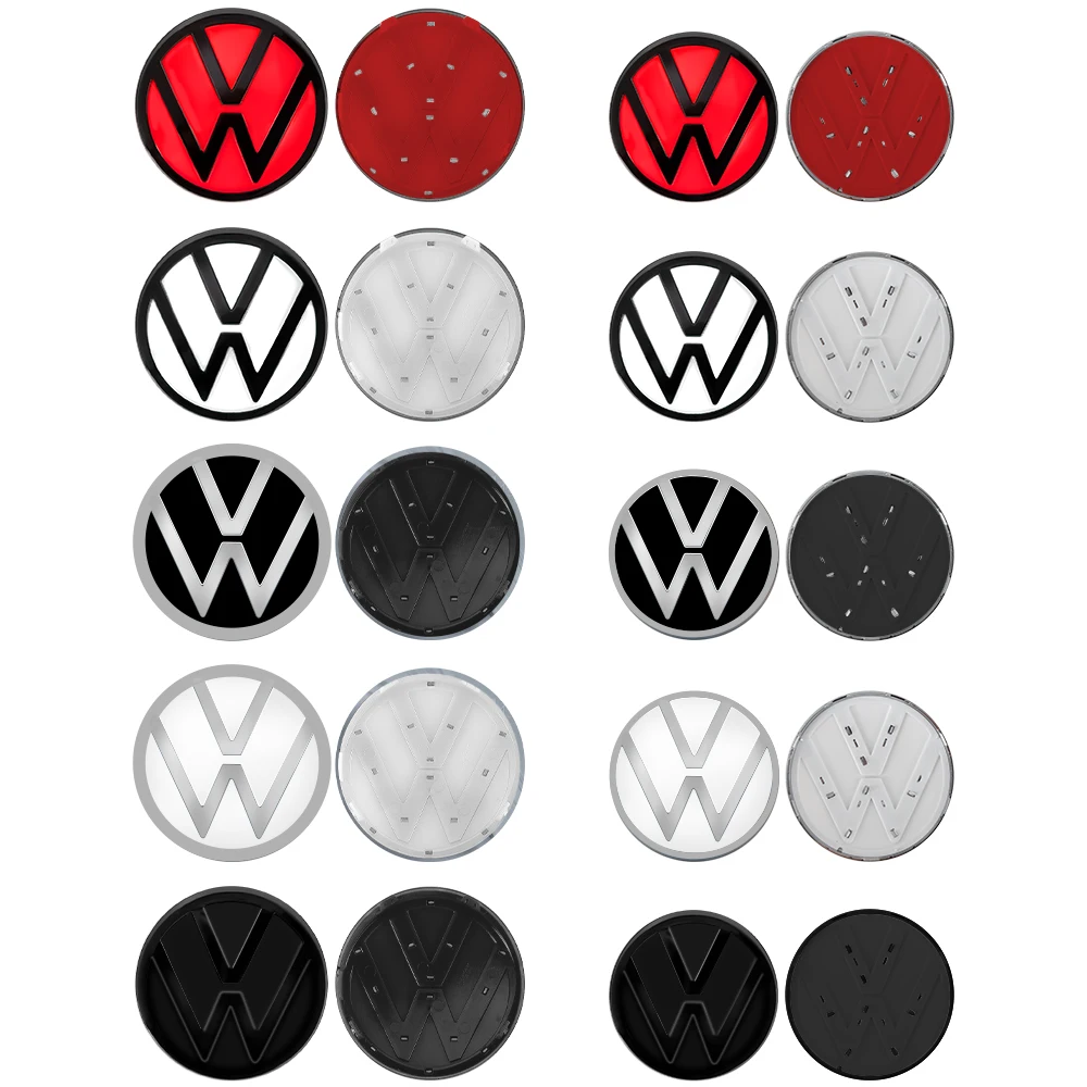 1pc Original Replace type Car Rear Trunk Badges Lid Emblem Front/Rear Logo For VW Golf 8 (MK8) T-ROC POLO Arten 21-23 Styling