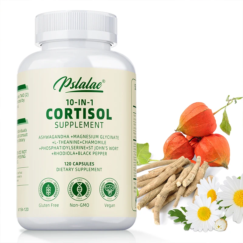 

Cortisol Supplements - Maintains Cortisol Balance, Relieves Stress, for Sleep, Immune System & Mood Health
