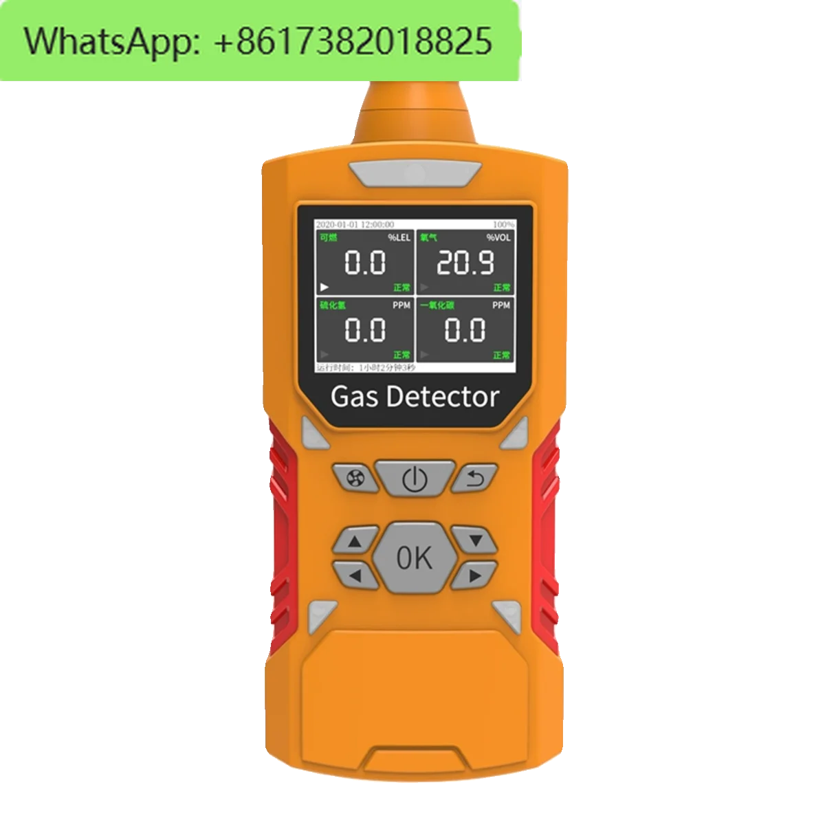 Explosion-proof pump suction gas detector, portable limited space, toxic and harmful concentration