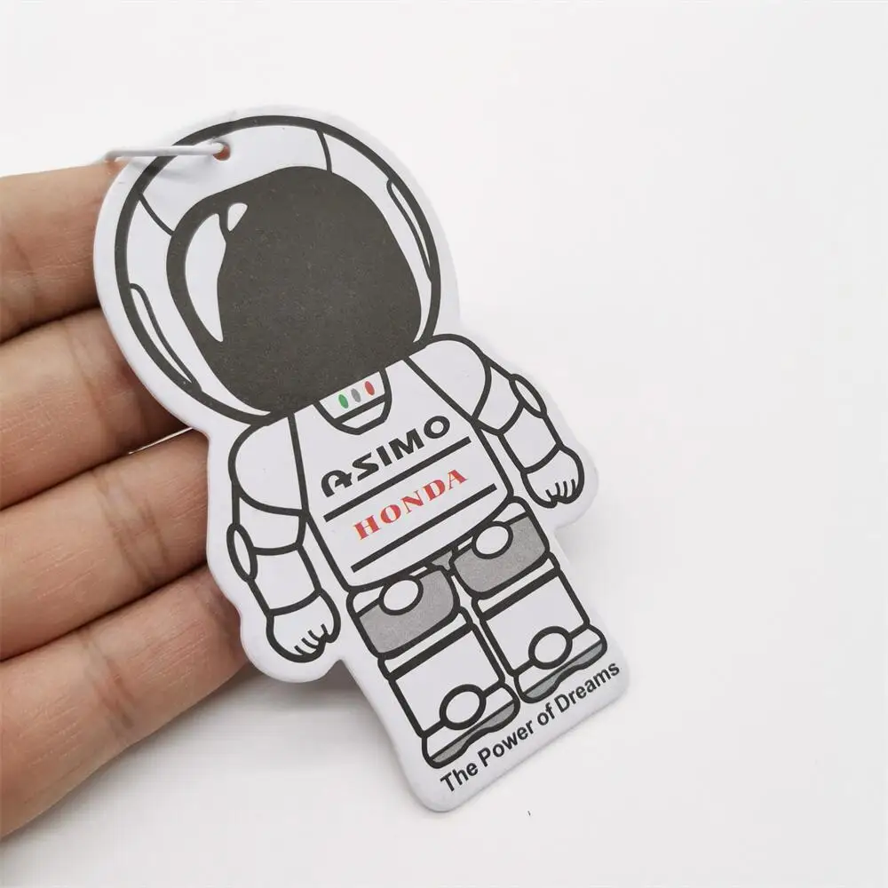 Hot Sale Car Perfume Hanging Air Freshener Pendant Solid Paper For JDM Racing Robot ASIMO Spoon Sports Auto Interior Accessories