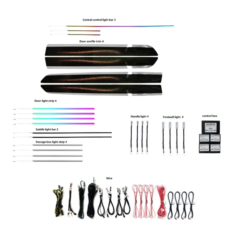 

Car Ambient Light for BMW 7 Series F01 F02 2009-2014 Car Neon Interior Door Atmosphere Light Decoration Fantasy Lighting Version