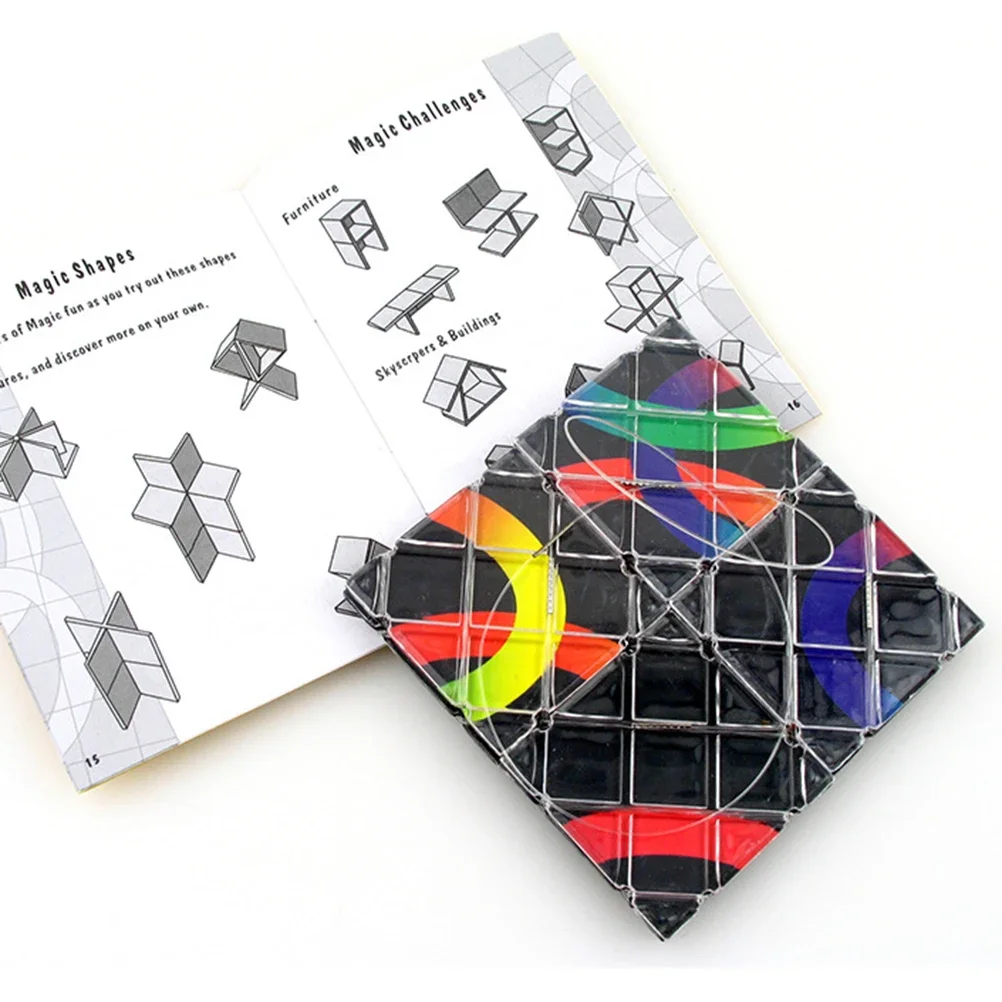 Giocattolo classico pieghevole per bambini Puzzle a 8 pannelli Twist Puzzle magico professionale Giocattolo da competizione antistress Regalo di festa