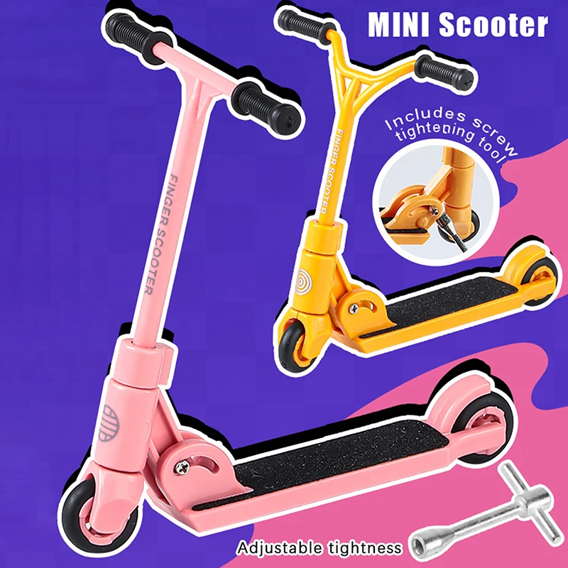 

Kids Kick Scooter Finger BMX Foldable T-type Finger Scooter With Brake Educational Toys Finger Skateboards Fun Fingertip Movemet