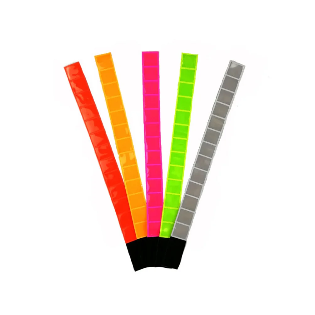 

6 PCS Reflective Wrist Strap Working Vest Wristbands Luminous for Running Night
