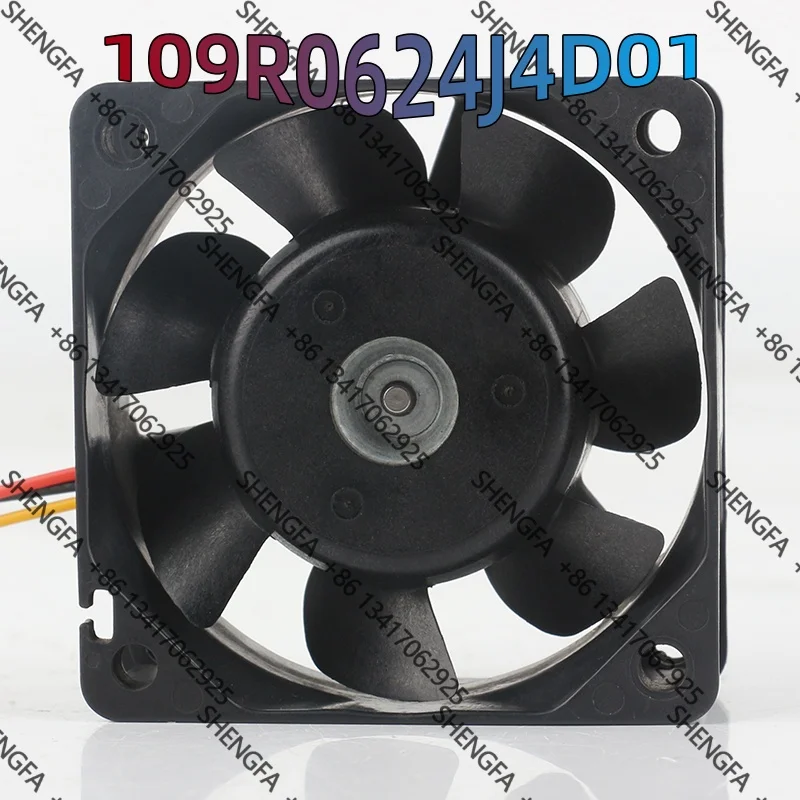 Cooling fan Sanyo DC 24V 0.24A AC EC 6025 60X60X25MM Mounting machine Main box Industrial computer 109R0624J4D01