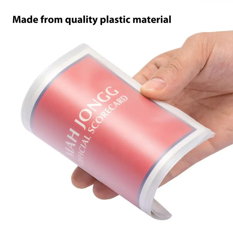 กระเป๋าเก็บบัตรไพ่นกกระจอกน้ำหนักเบาฝาครอบไพ่นกกระจอกของลีกไพ่นกกระจอกแผ่นพีวีซี