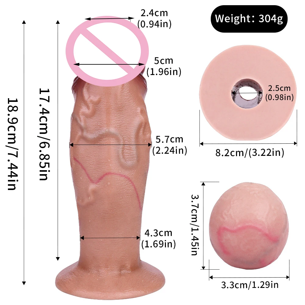 ORALSX Inflatable Ovipositor Dildo With Silicone Lay Eggs Vaginal Anal Pleasure Dick Sex Toys For Women Men Sexual Life Games