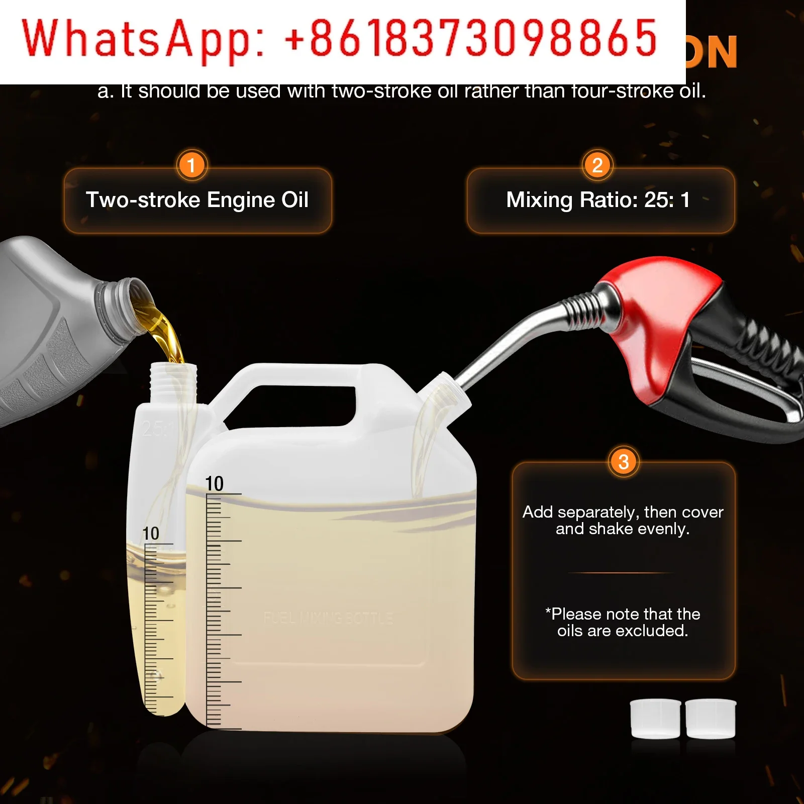 Broca de cerca de solo alimentada a gás 52CC com 3 bits