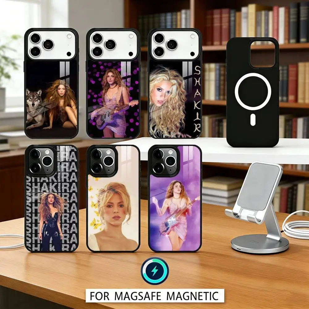 

Famous Singer S-Shakira Phone Case For iPhone 17,16,15,14,13,12,Pro,Max For Magsafe Magnetic Wireless Charging