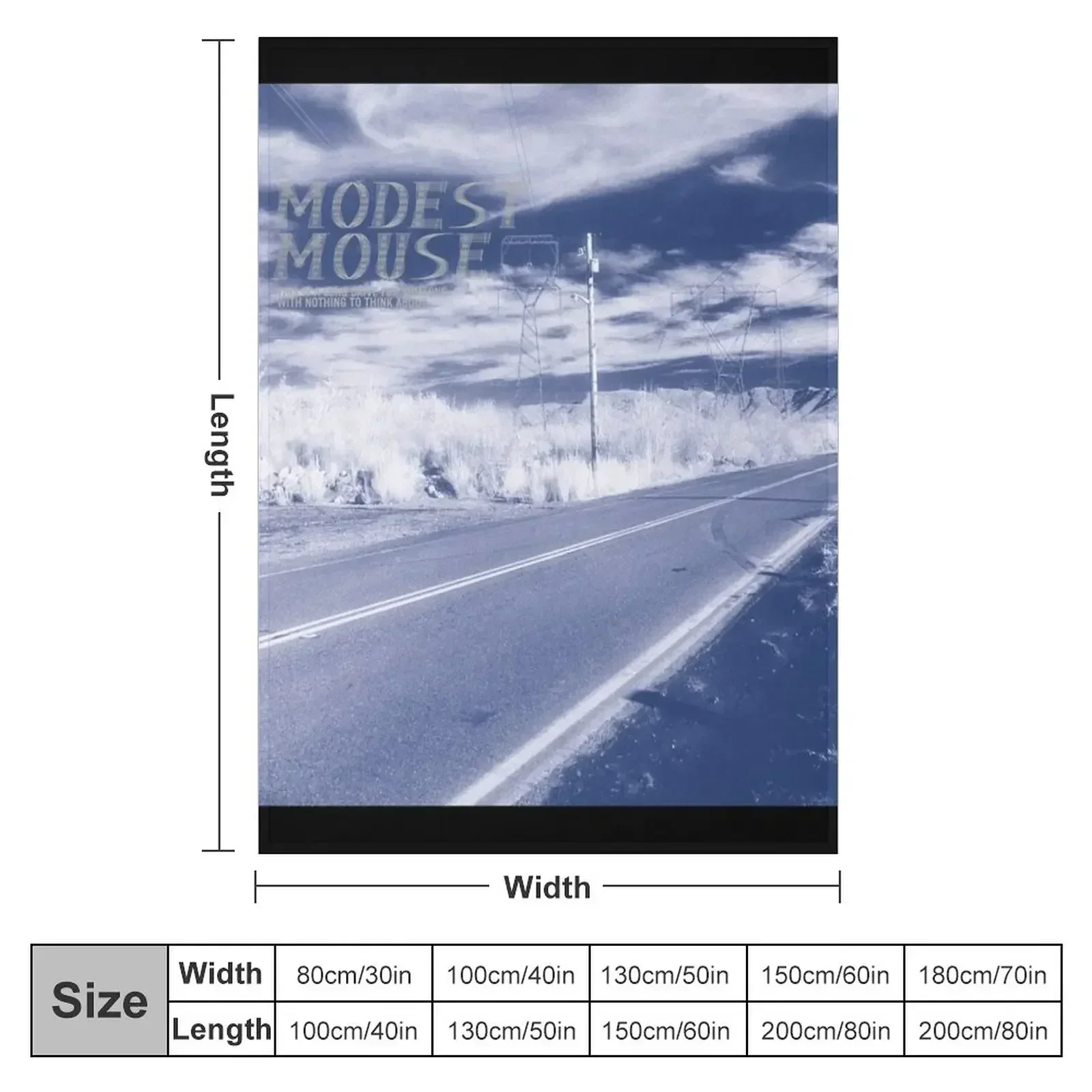 New Modest Mouse this is a long drive for someone with nothing to think about Throw Blanket Thermal Decoratives Blankets