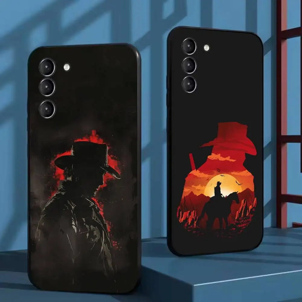 

Red Dead R-Redemption RDR 2 Phone Case For Samsung Galaxy A73,72,51,53,52,71,22,5G,Note,J7,8,9 Soft Black Cover