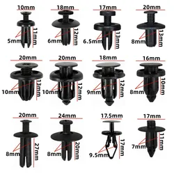 60Pcs Car Snap Fastener Clip Plastic Screw Rivet Clamp Holder Button Buckle For Jeep Patriot Renegade TJ Wrangler III II IV JK