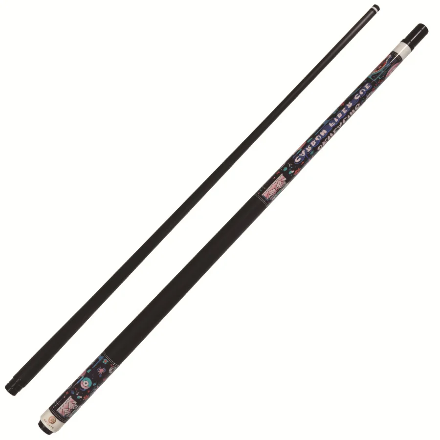 

Professional High-End Pool Cue Carbon Fiber 1/2 Cue Billiard Set 11.8mm Tip with Anti-Slip Grip Fashionable Carbon Material