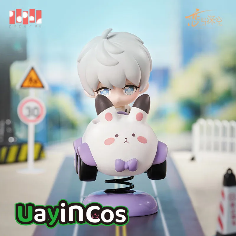 

Оригинальные плюшевые игрушки-куклы Love and Deepspace: Сайлус, Калеб, Ксавьер, Рафаэль. Украшения для автомобиля. Серия «Время любви и путешествий». Аниме-фигурки.