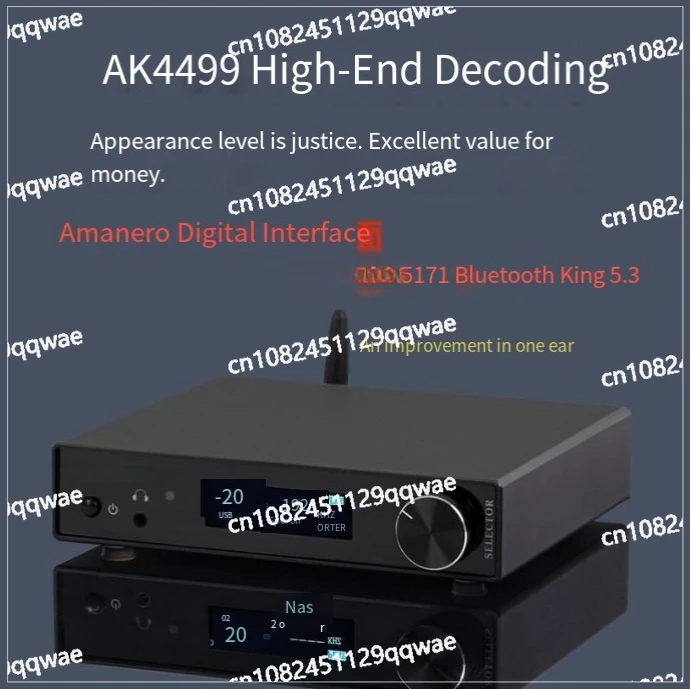SU10 HIEND AK4499EX AK4493S DAC Decoder HiFi Fever Bluetooth 5.3