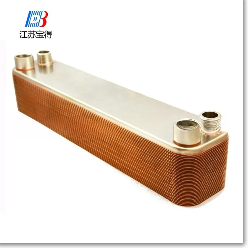 Nickel brazed heat exchanger for cooling and heating water (NL50 NL95B NL26 NL14)