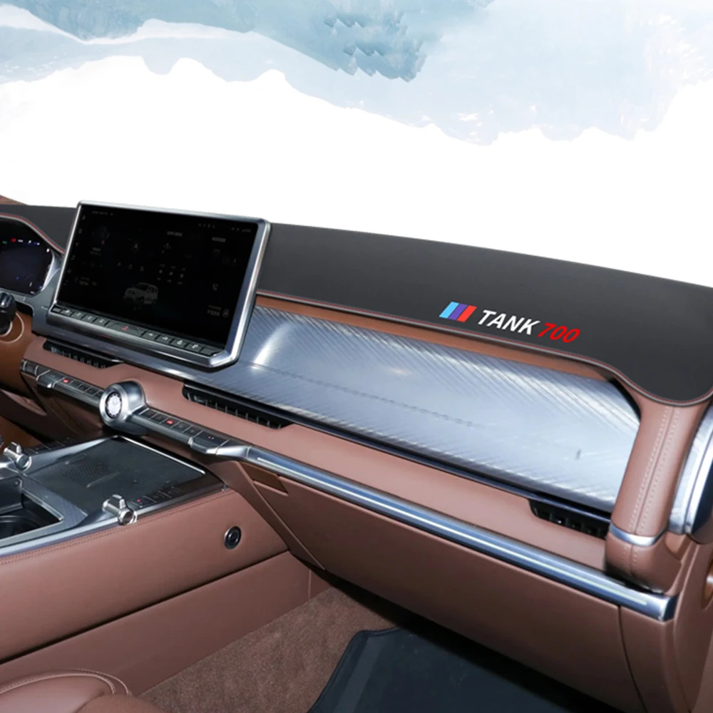 

For 2024 GWM Tank 700 Hi4-T Special Central Control Dashboard Sunscreen And Light Avoidance Pad Modification Decorative Products