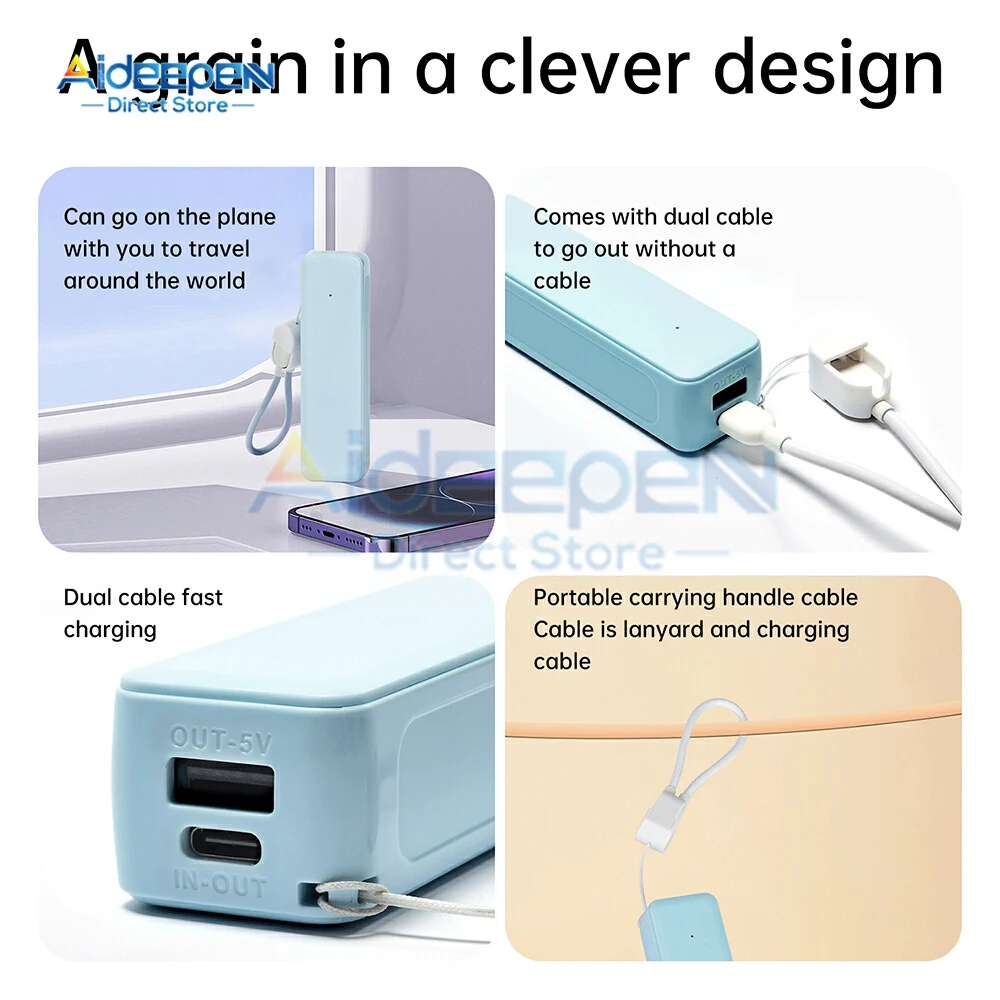 1x21700 Зарядное устройство, держатель Power Bank, чехол «сделай сам», TYPE-C USB 21700, чехол для хранения аккумулятора, 5 В, 2,1 А