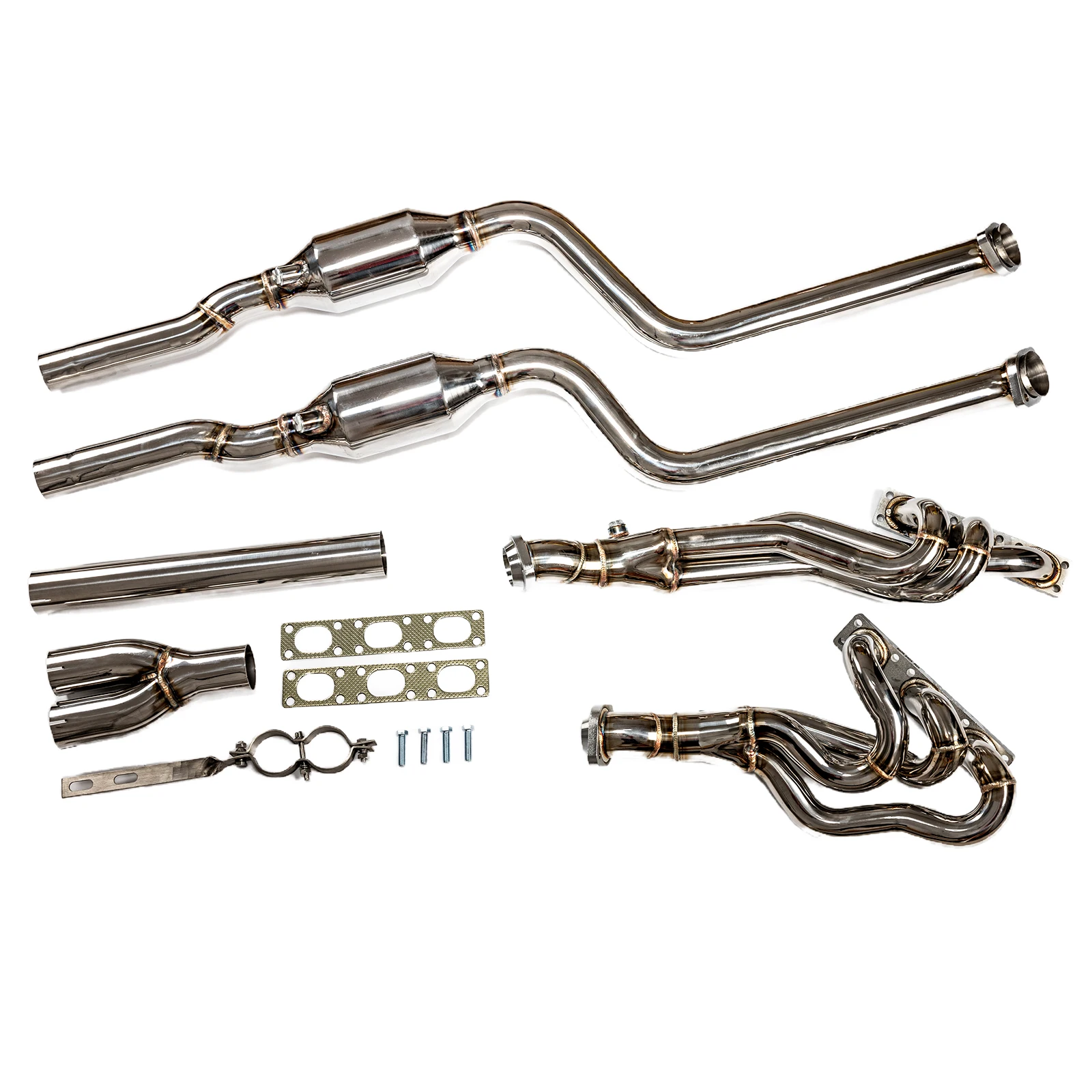 High Quality Polished Stainless Steel Exhaust System Manifold Header For BMW M52/M54 Engines