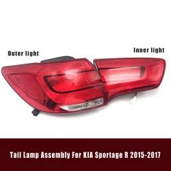 Car Rear Tail Lights For KIA Sportage 2015 2016 2017 Stop Lamp Brake Turn Signal Light Fog Tail Lamp Assembly Accessories