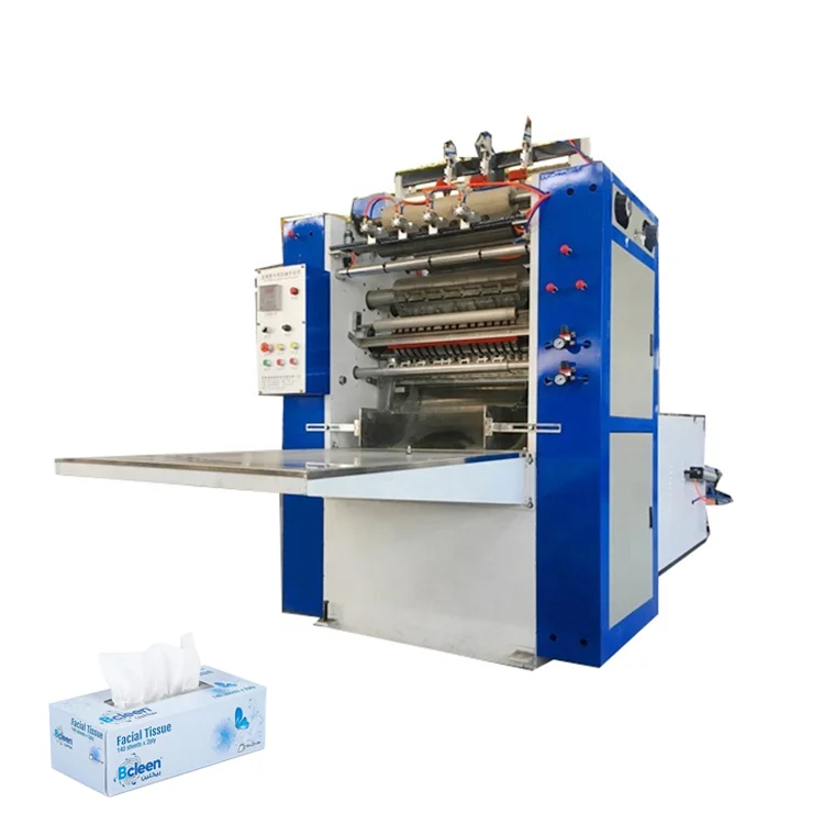 YG Automatic 2 Line Facial Tissue Machine with Edge Embossing Paper Facial Napkin Machine