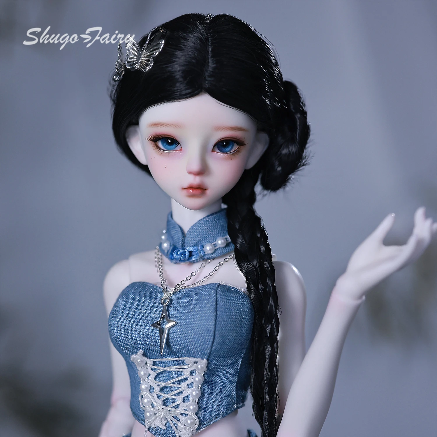 1/4 Shugafairy Faina E Resin Ball-Jointed Doll Full Set Wuxia Lolita Disciple Y2K Sweet Sister Style Clothes (2 Styles in 1)